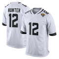 J.Jaguars #12 Travis Hunter Player White Home Game BALCE Stitched Jerseys