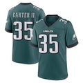 P.Eagles #35 Michael Carter II Player Green Home Game BALCE Stitched Jerseys