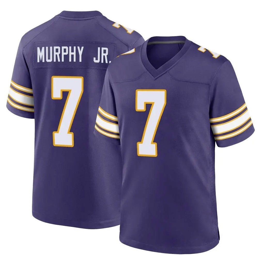 M.Vikings #7 Byron Murphy Jr. Player Purple Classic Home Game BALCE Stitched Jerseys