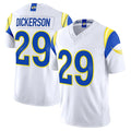 LA.Rams #29 Eric Dickerson Player White Rivalries Vapor Limited Home Game BALCE Stitched Jerseys