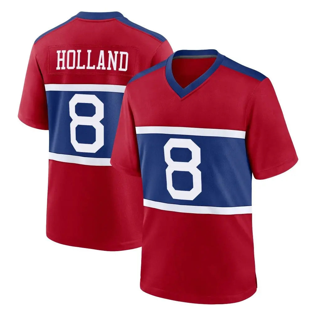 NY.Giants #8 Jevon Holland Player Red Century Home Game BALCE Stitched Jerseys