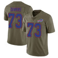 B.Bills #73 Dion Dawkins Player Olive Salute To Service Limited BALCE Stitched Jerseys