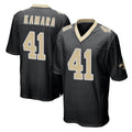 NO.Saints #41 Alvin Kamara Player Black Home Game BALCE Stitched Jerseys