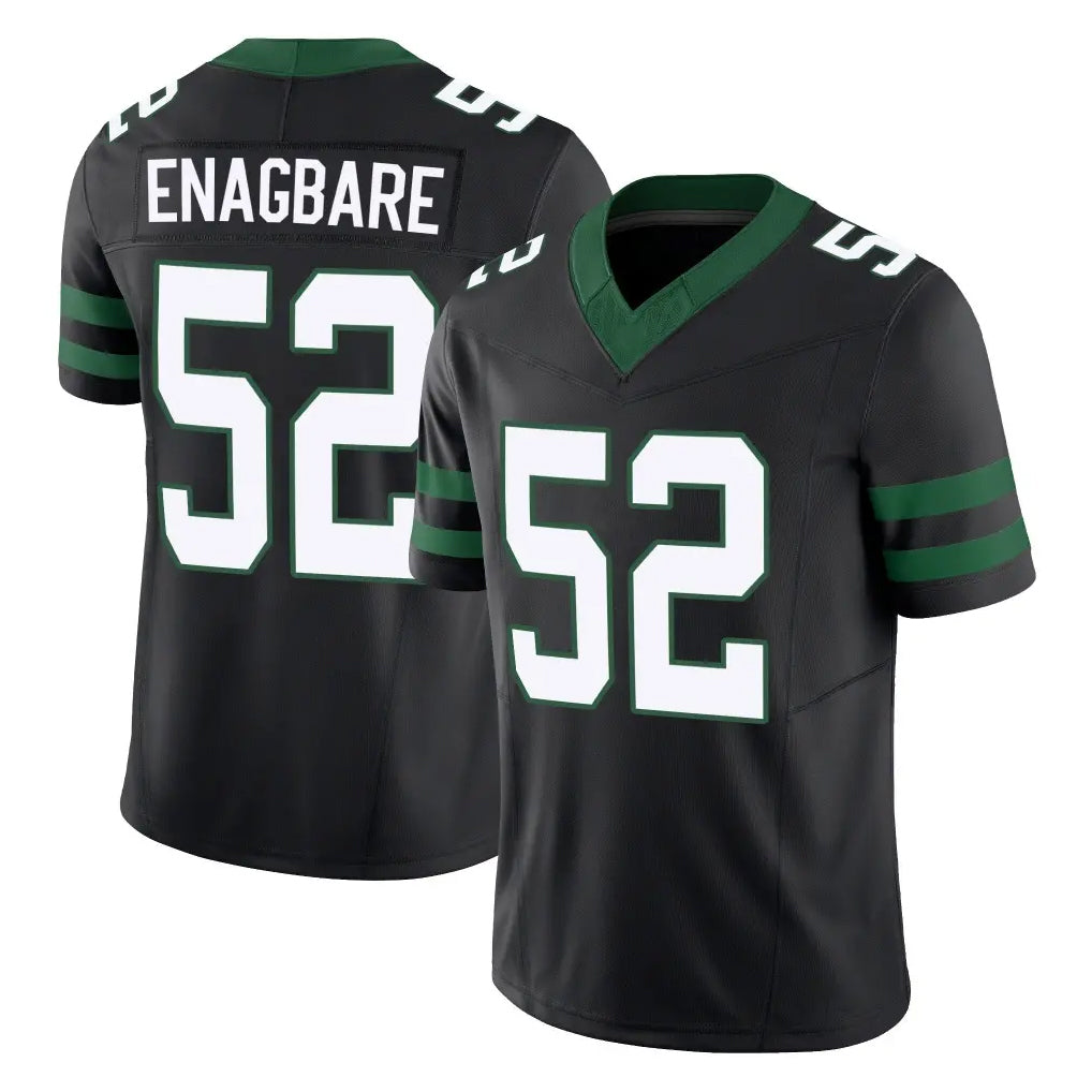 NY.Jets #52 Kingsley Enagbare Player Black Limited Legacy Vapor F.U.S.E. Home Game BALCE Stitched Jerseys