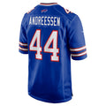 B.Bills #44 Joe Andreessen Player Royal Home Game BALCE Stitched Jerseys