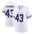 M.Vikings #43 Andrew Van Ginkel Player White Alternate Home Game BALCE Stitched Jerseys