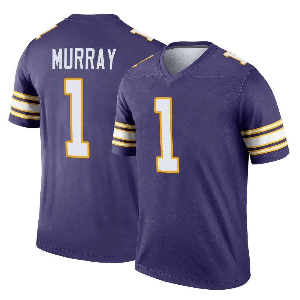 M.Vikings #1 Kyler Murray Player Purple Limited Classic Home Game BALCE Stitched Jerseys