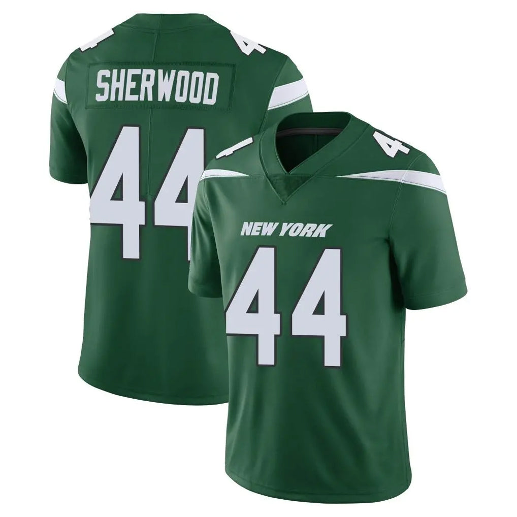 NY.Jets #44 Jamien Sherwood Player Green Limited Vapor Home Game BALCE Stitched Jerseys