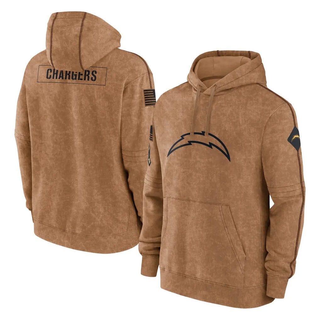 LA.Chargers ## Chargers Blank Player Brown Salute to Service Hoodies Limited Game BALCE Stitched Jerseys
