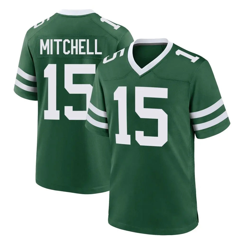 NY.Jets #15 Adonai Mitchell Player Green Legacy Home Game BALCE Stitched Jerseys