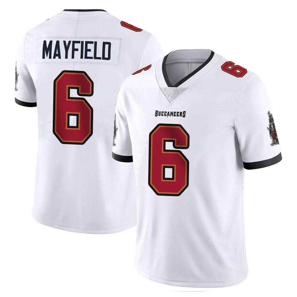 TB.Buccaneers #6 Baker Mayfield Player White Limited Vapor Untouchable Home Game BALCE Stitched Jerseys