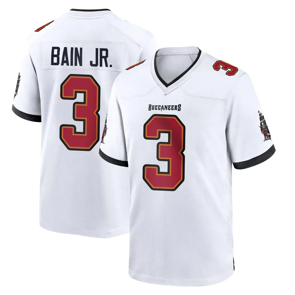 TB.Buccaneers #3 Rueben Bain Jr. Player White Home Game BALCE Stitched Jerseys