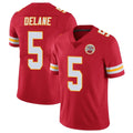 KC.Chiefs #5 Mansoor Delane Player Red Limited Vapor Untouchable Home Game BALCE Stitched Jerseys