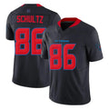 H.Texans #86 Dalton Schultz Player Navy Limited 2nd Alternate Vapor F.U.S.E. Home Game BALCE Stitched Jerseys