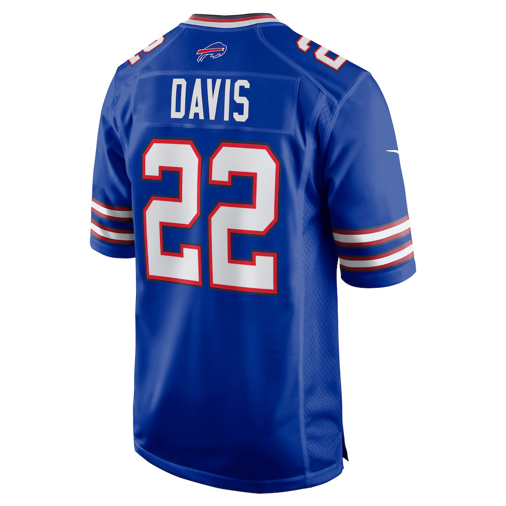 B.Bills #22 Ray Davis Player Royal Home Game BALCE Stitched Jerseys
