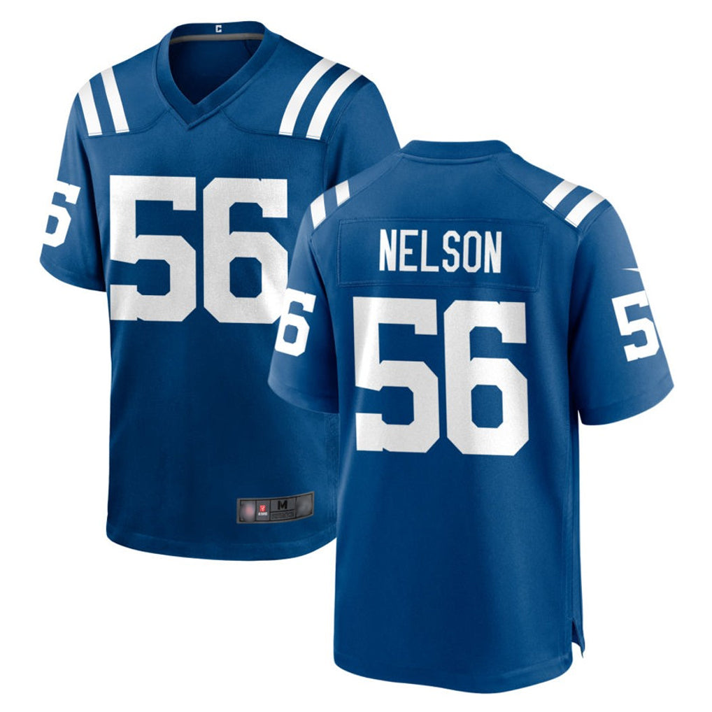IN.Colts #56 Quenton Nelson Player Royal Home Game BALCE Stitched Jerseys