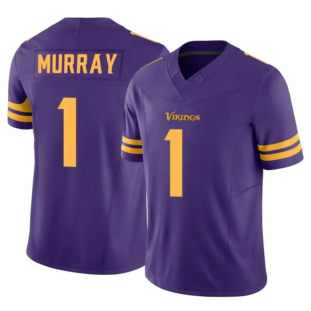 M.Vikings #1 Kyler Murray Player Purple Limited Alternate Vapor F.U.S.E. Home Game BALCE Stitched Jerseys