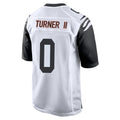 C.Bengals #0 DJ Turner II Player White Alternate Home Game BALCE Stitched Jerseys