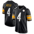 P.Steelers #4 DK Metcalf Player Black Home Game BALCE Stitched Jerseys