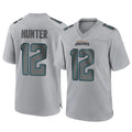 J.Jaguars #12 Travis Hunter Player Gray Atmosphere Fashion Home Game BALCE Stitched Jerseys