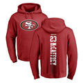 SF.49ers #23 Christian McCaffrey Player Red LOGO Pullover Hoodies Home Game BALCE Stitched Jerseys
