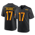W.Commanders #17 Terry Mclaurin Player Black Home Game BALCE Stitched Jerseys