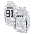 NY.Jets #91 Jowon Briggs Player Arctic Camo Salute to Service Pullover Hoodies Limited Game BALCE Stitched Jerseys