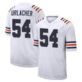 C.Bears #54 Brian Urlacher Player White Classic Home Game BALCE Stitched Jerseys