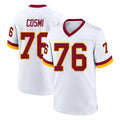 W.Commanders #76 Sam Cosmi Player White Home Game BALCE Stitched Jerseys