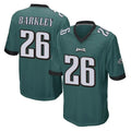 P.Eagles #26 Saquon Barkley Player Team Color Green Home Game BALCE Stitched Jerseys