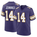 M.Vikings #14 Jauan Jennings Player Purple Classic Home Game BALCE Stitched Jerseys