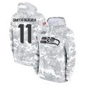 S.Seahawks #11 Jaxon Smith-Njigba Player Arctic Camo Limited Salute to Service Pullover Hoodies Game BALCE Stitched Jerseys