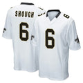 NO.Saints #6 Tyler Shough Player White Home Game BALCE Stitched Jerseys