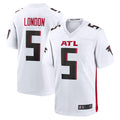 A.Falcons #5 Drake London Player White Game BALCE Stitched Jerseys