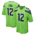 S.Seahawks #12 12th Fan Player Green Home Game BALCE Stitched Jerseys