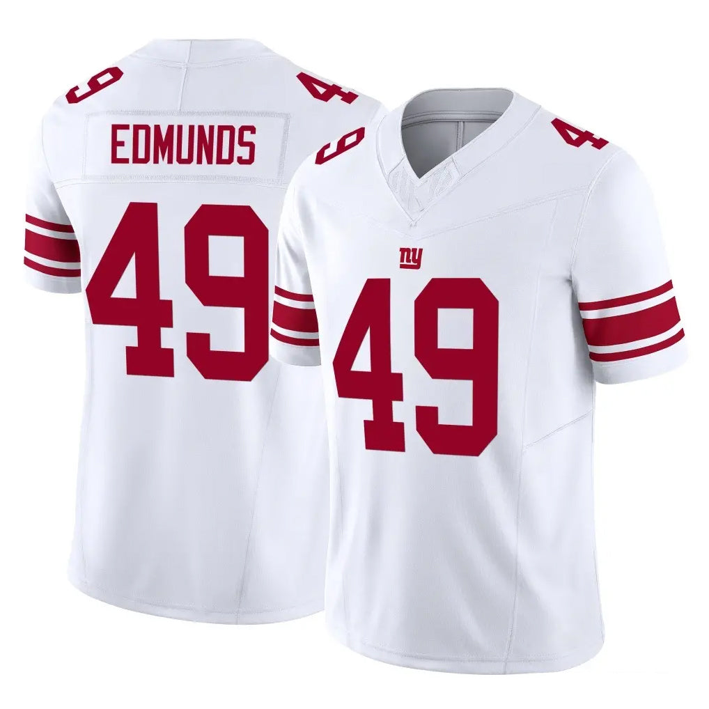 NY.Giants #49 Tremaine Edmunds Player White Limited Vapor F.U.S.E. Home Game BALCE Stitched Jerseys