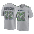 S.Seahawks #22 Rashid Shaheed Player Gray Atmosphere Fashion Home Game BALCE Stitched Jerseys