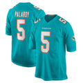 M.Dolphins #5 Jaylen Wright Player Aqua Home Game BALCE Stitched Jerseys