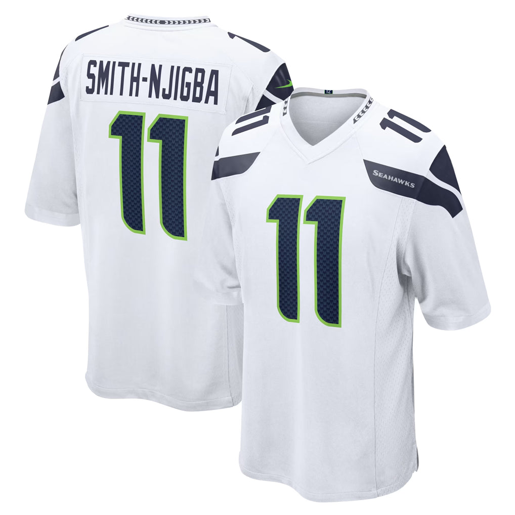 S.Seahawks #11 Jaxon Smith-Njigba Player White Home Game BALCE Stitched Jerseys