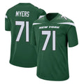 NY.Jets #71 Josh Myers Player Green Home Game BALCE Stitched Jerseys
