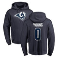 LA.Rams #0 Byron Young Player Navy Pullover Hoodie Limited Game BALCE Stitched Jerseys