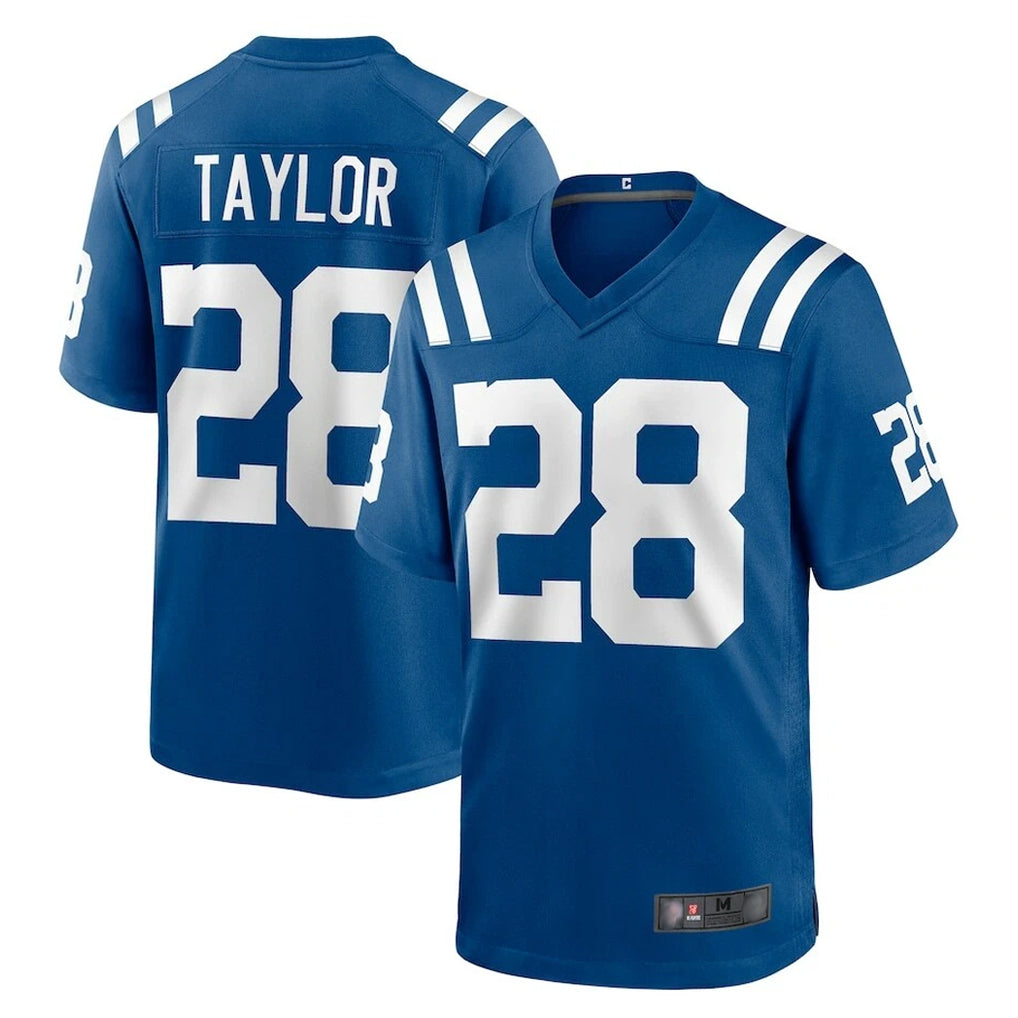 IN.Colts #28 Jonathan Taylor Player Royal Home Game BALCE Stitched Jerseys
