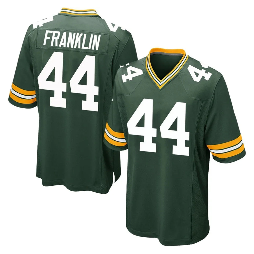 GB.Packers #44 Zaire Franklin Player Green Home Game BALCE Stitched Jerseys