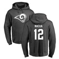 LA.Rams #12 Puka Nacua Player Gray Pullover Hoodie Limited Game BALCE Stitched Jerseys