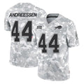 B.Bills #44 Joe Andreessen Player Arctic Camo Salute to Service Limited BALCE Stitched Jerseys