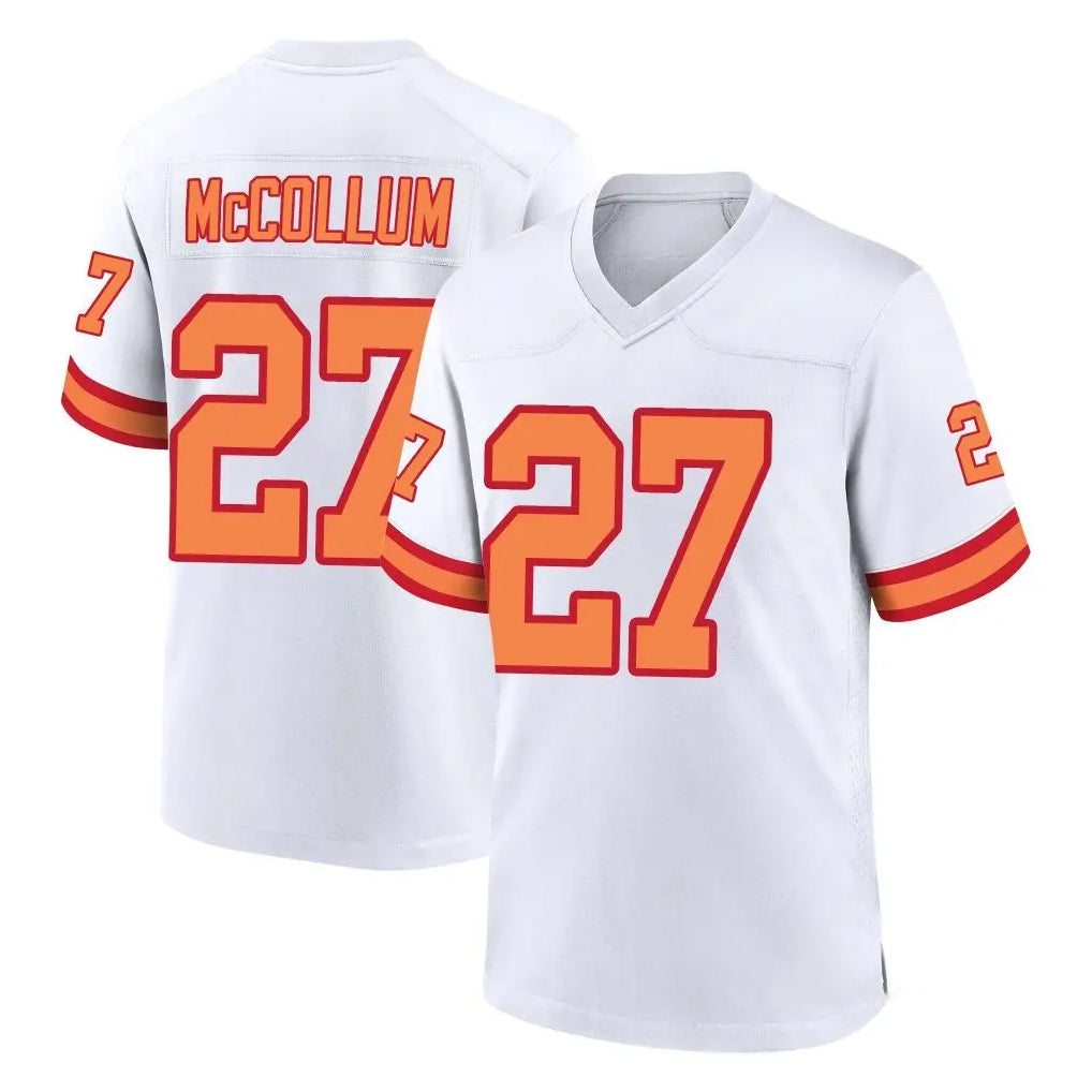 TB.Buccaneers #27 Zyon McCollum Player White '76 Home Game BALCE Stitched Jerseys