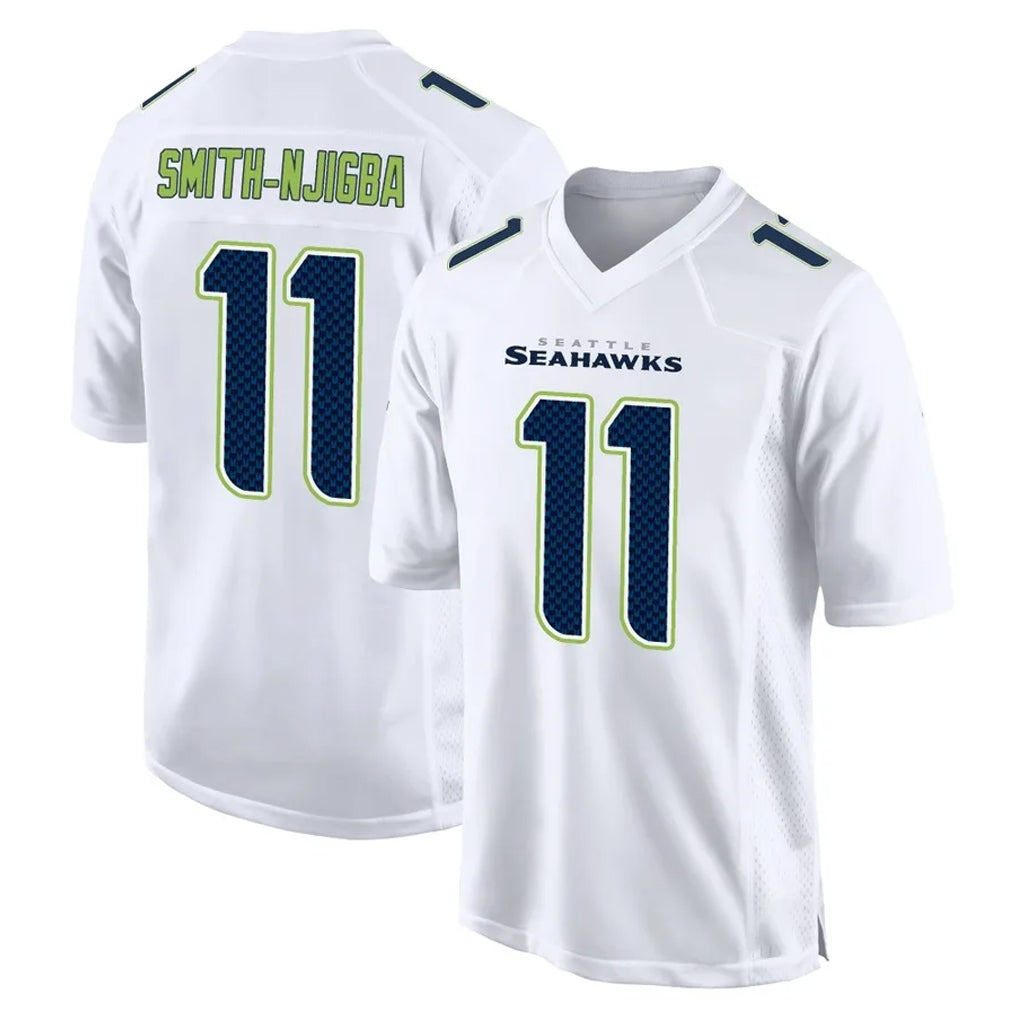 S.Seahawks #11 Jaxon Smith-Njigba Player White Tundra Fashion Home Game BALCE Stitched Jerseys