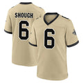 NO.Saints #6 Tyler Shough Player Gold Home Game BALCE Stitched Jerseys