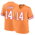 TB.Buccaneers #14 Chris Godwin Jr. Player Orange Throwback Home Game BALCE Stitched Jerseys