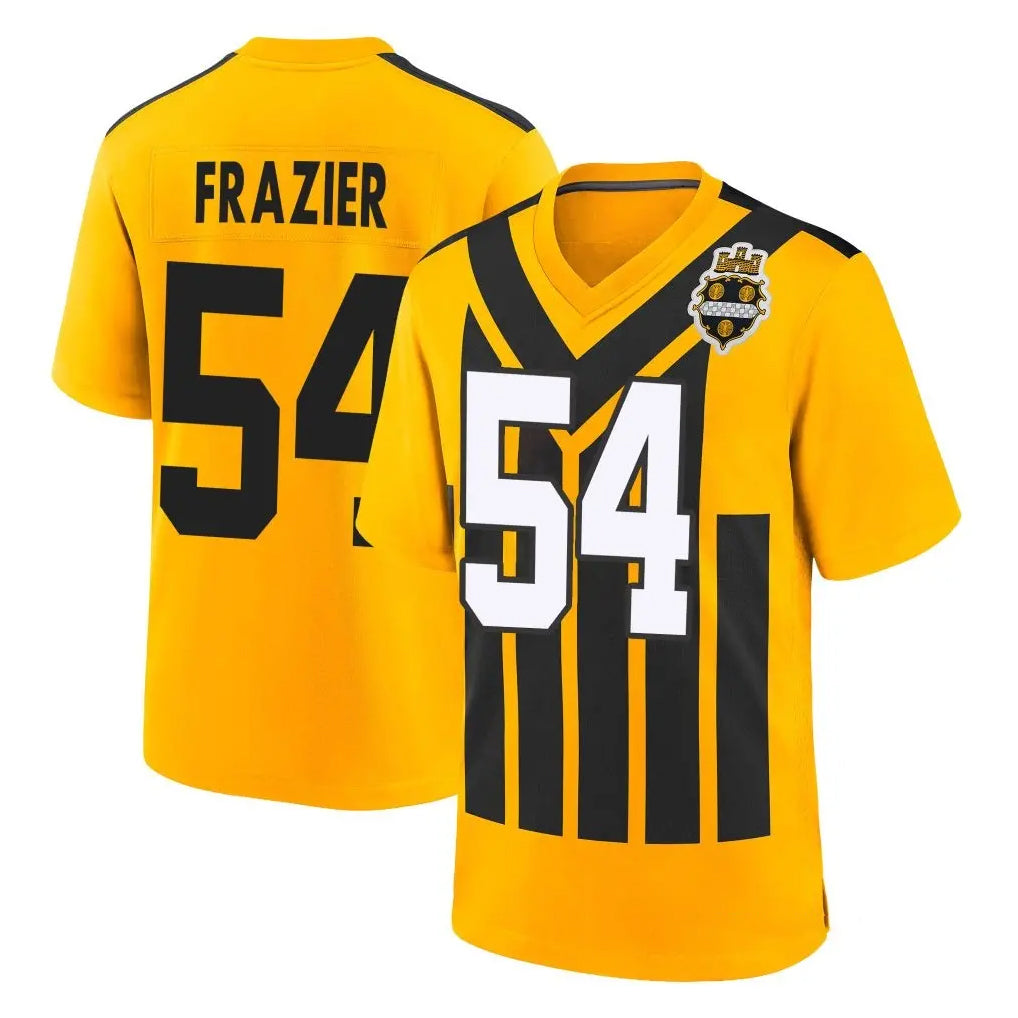 P.Steelers #54 Zach Frazier Player Gold Limited 1933 Throwback Home Game BALCE Stitched Jerseys
